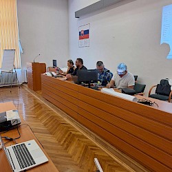 Foto - Školenie v priestoroch mestského úradu v Spišskej Novej Vsi.
