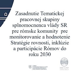 Foto - Monitorovanie akčných plánov Stratégie pre inklúziu Rómov za rok 2024 prediskutované medzi rezortami a občianskym sektorom