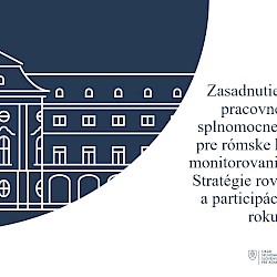 Foto - Monitorovanie akčných plánov Stratégie pre inklúziu Rómov za rok 2024 prediskutované medzi rezortami a občianskym sektorom